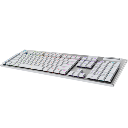 Игровая клавиатура Logitech G915 X Lightspeed Tactile (белый)