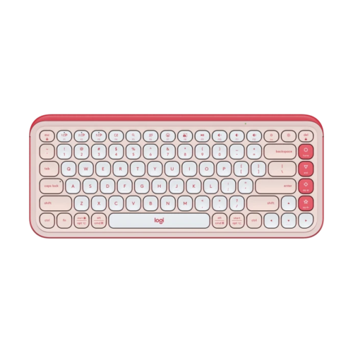 Клавиатура офисная Logitech POP Icon Keys (розовый)