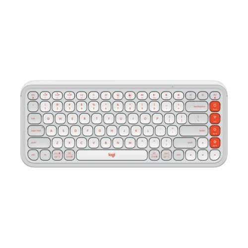 Клавиатура офисная Logitech POP Icon Keys (белый)