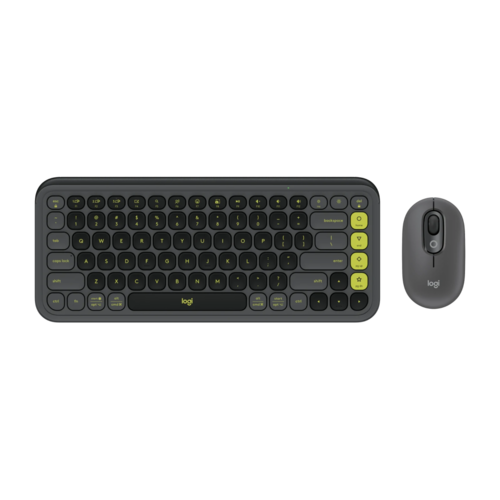 Набор периферии Клавиатура + мышь Logitech POP Icon Combo (черный)