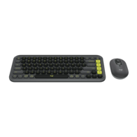 Клавиатура + мышь Logitech POP Icon Combo (черный)