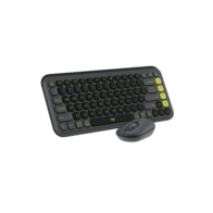 Клавиатура + мышь Logitech POP Icon Combo (черный)