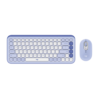 Набор периферии Клавиатура + мышь Logitech POP Icon Combo (сиреневый)