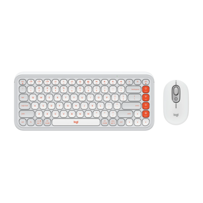 Набор периферии Клавиатура + мышь Logitech POP Icon Combo (белый)