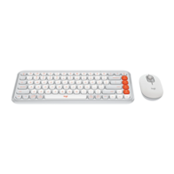 Клавиатура + мышь Logitech POP Icon Combo (белый)