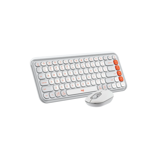 Набор периферии Клавиатура + мышь Logitech POP Icon Combo (белый)