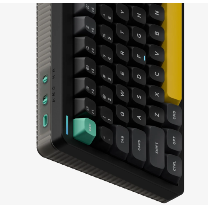 Игровая клавиатура Nuphy Halo75 V2 Basalt Black RGB Raspberry Switch