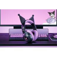 Razer Kraken Kitty V2 BT Kuromi (черно-розовый)