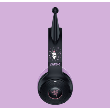 Игровые наушники Razer Kraken Kitty V2 BT Kuromi (черно-розовый)