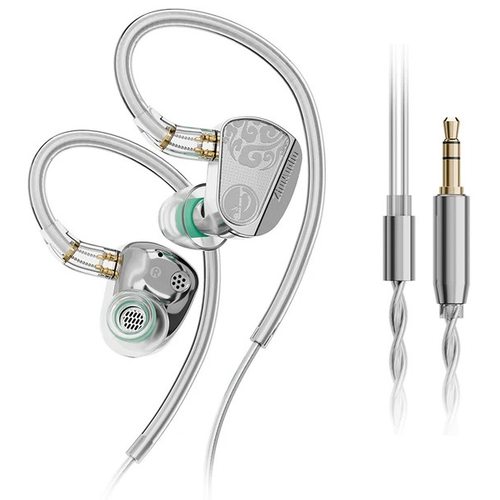 Наушники Zhulinniao Jinghong Z3 без микрофона 3.5 мм (серебристый)
