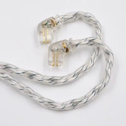 KZ Transparent Silver blue mixed (784 core) upgrade cable (4.4 mm)