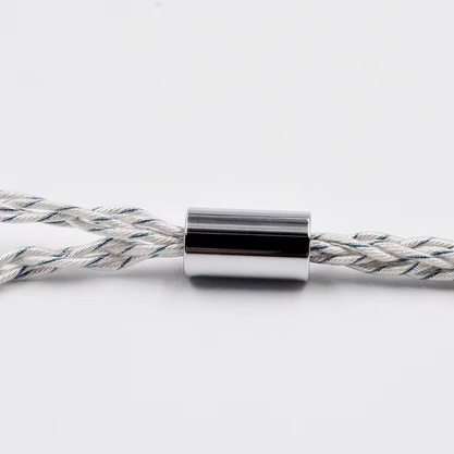 KZ Transparent Silver blue mixed (784 core) upgrade cable (3.5 мм)