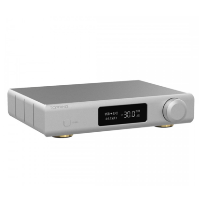 Стационарный усилитель и ЦАП Topping D90III Sabre (серебристый)