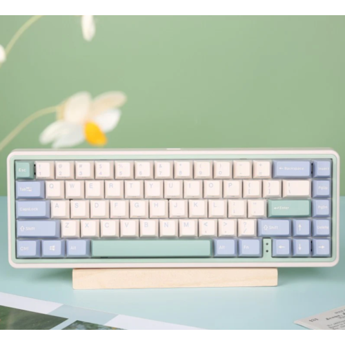 Игровая клавиатура Varmilo VXB67 Eucalyptus Varmilo White EC V2 Rose