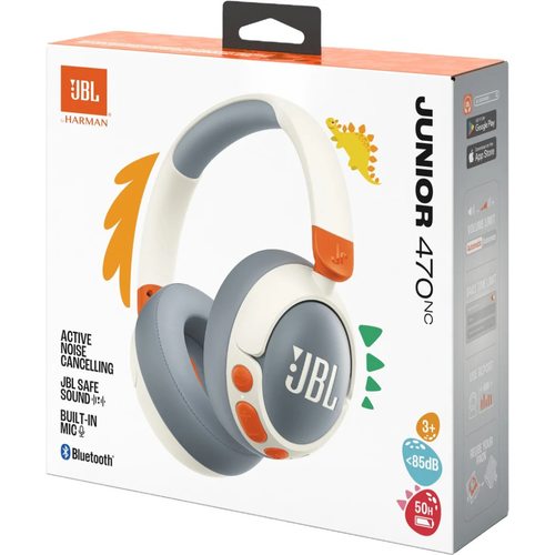 Наушники JBL JR470NC (белый/серый)