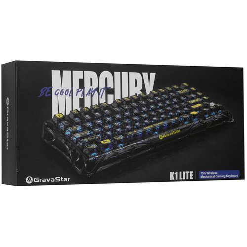 Игровая клавиатура Gravastar Mercury K1 Lite Transparent Black