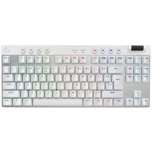 Игровая клавиатура Logitech G Pro X TKL GX Brown Taktile 920-012160 (белый)