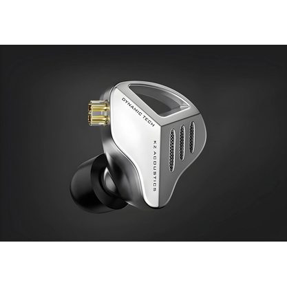 Наушники KZ Acoustics ZVX без микрофона (серебристый)