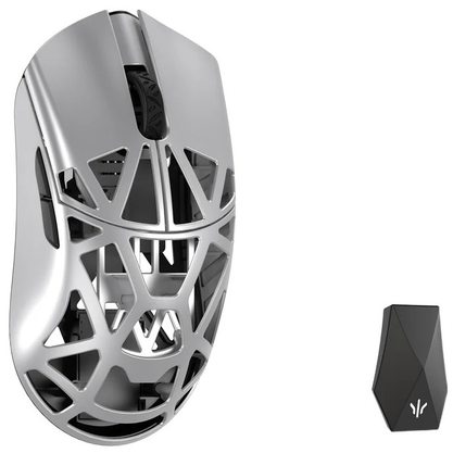 Игровая мышка Wlmouse Beast X Max Omron Solid Sides (серебристый)
