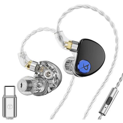 Наушники TRN V90 Pro с микрофоном Type-C (черный)