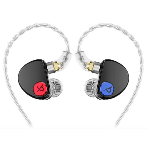 Наушники TRN V90 Pro с микрофоном 3.5 мм (черный)