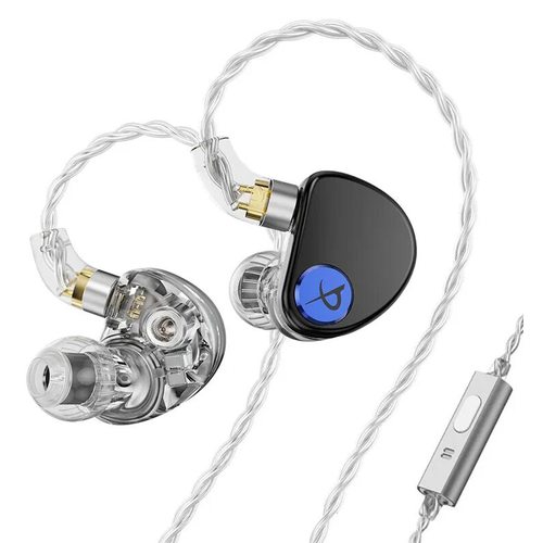 Наушники TRN V90 Pro с микрофоном 3.5 мм (черный)