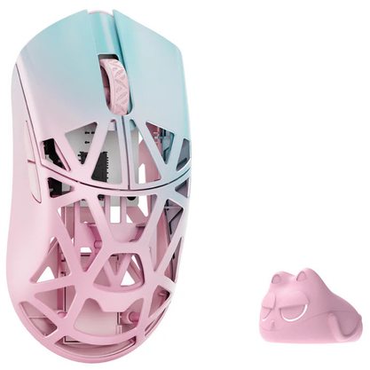 Игровая мышка Wlmouse Beast X Max Omron Solid Sides (розовый/голубой)