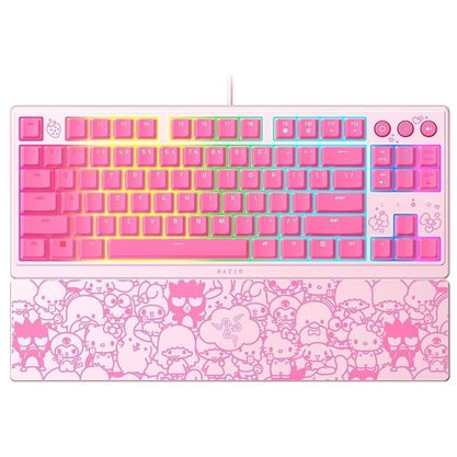 Игровая клавиатура Razer Blackwidow x Sanrio Hello Kitty