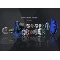 TRN MT4 Pro с микрофоном (3.5 мм) (серебристый)