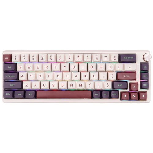 Игровая клавиатура KZZI K68 Pro Nezuko Purple Rain Switch