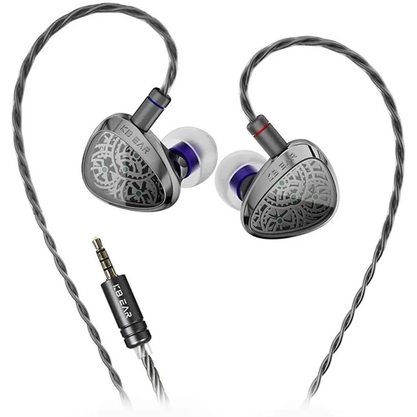 Наушники Kbear Tourbillon-Pro TB-PRO с микрофоном 3.5 мм (серый)