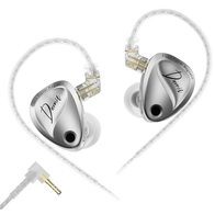 KZ Duonic No Switches без микрофона 3.5 мм (серебристый)