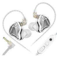KZ Axas 3.5 мм с микрофоном (белый)