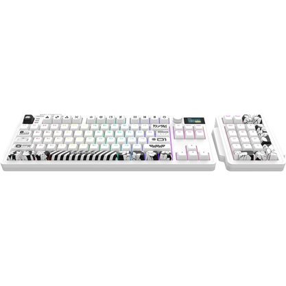 Игровая клавиатура Дарк Проджект KD87A g3ms Aquamarine (DP-KD-87A-000102-GMS) (белый)
