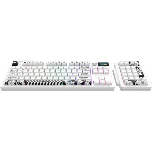 Игровая клавиатура Дарк Проджект KD87A g3ms Aquamarine (DP-KD-87A-000102-GMS) (белый)