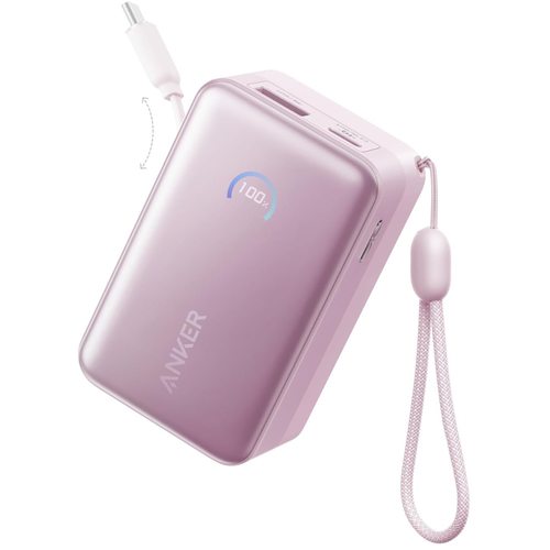 Зарядное устройство Anker Nano Power Bank 10K 45W USB-C A1638 (розовый)