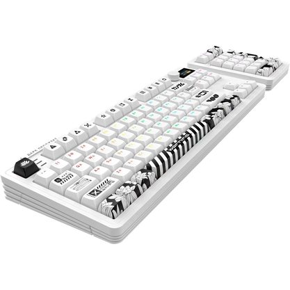 Игровая клавиатура Дарк Проджект KD87A g3ms Aquamarine (DP-KD-87A-000102-GMS) (белый)