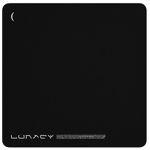 Коврик для мыши Lunacy CTRL Clear Black L (BMBL) (черный)