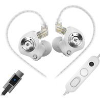 KZ EDZ USB Type-C с микрофоном (белый)