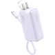 Anker 3-in-1 Power Bank (30W Fusion Built-In USB-C Cable) A1636 (фиолетовый)