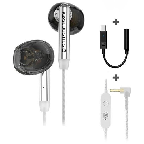 KZ Duet с микрофоном USB Type-C (черный)