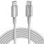 Кабель Anker A8756 USB Type-C - USB Type-C 100W 1м (белый)
