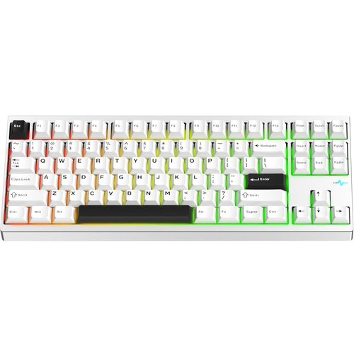 Игровая клавиатура Wobkeys Crush 80 Reboot Pro Kailh Cocoa Linear Switch (серебристый)