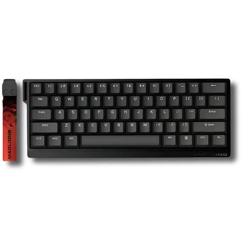 Игровая клавиатура MADLIONS MAD60 HE RGB Magnetic Amber Pro (черный)