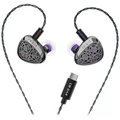 Наушники Kbear Tourbillon-Pro TB-PRO без микрофона USB Type-C (серый)