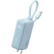 Anker Power Bank Fusion Built-In Lightning Cable A1636 30W 5000mAh (голубой)