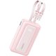 Anker Zolo Power Bank Built-in Dual USB-C Cable A110L 35W 10000mAh (розовый)