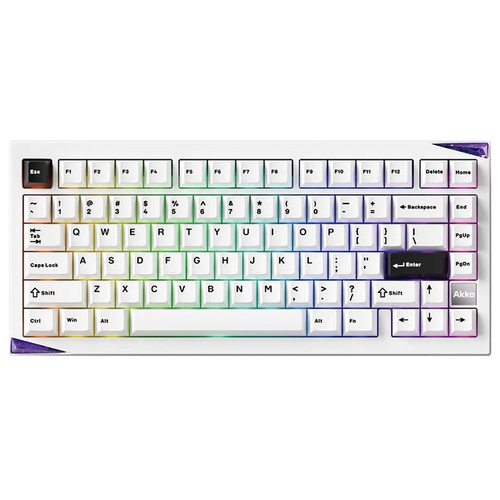 Игровая клавиатура Akko Mineral 01 VIA Stellar Rose (белый)