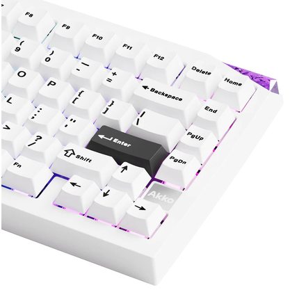 Игровая клавиатура Akko Mineral 01 VIA Stellar Rose (белый)