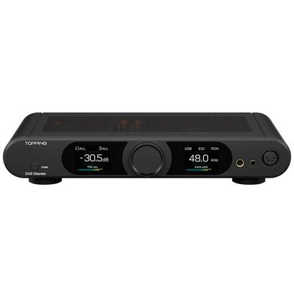 Портативный усилитель и ЦАП Topping DX9 Discrete (черный)